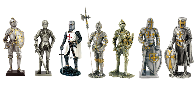 Full body render of a knight in ornate, magical armor.